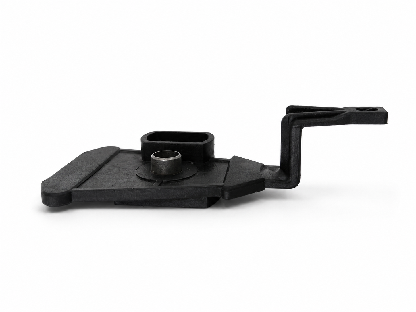 Side view of the overmoulded bell crank lever