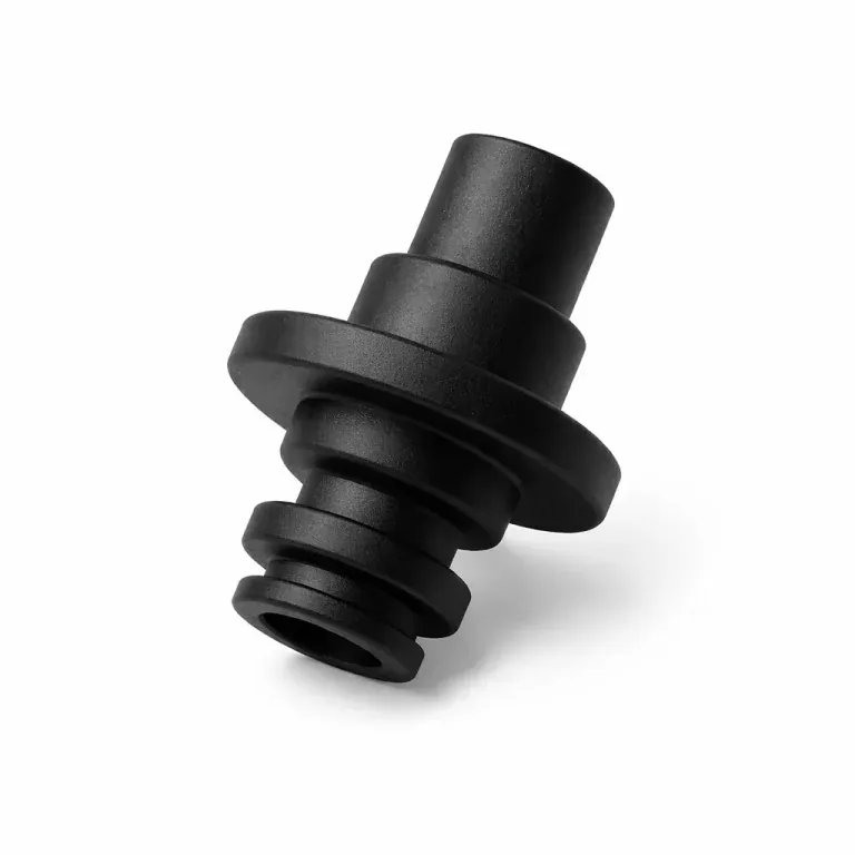 Black precision molded component