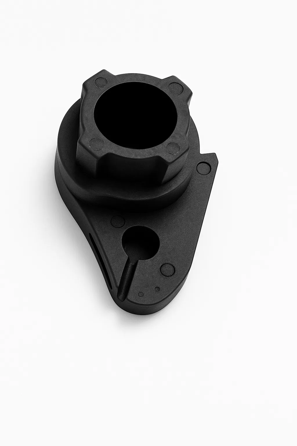 High-strength polymer fitting