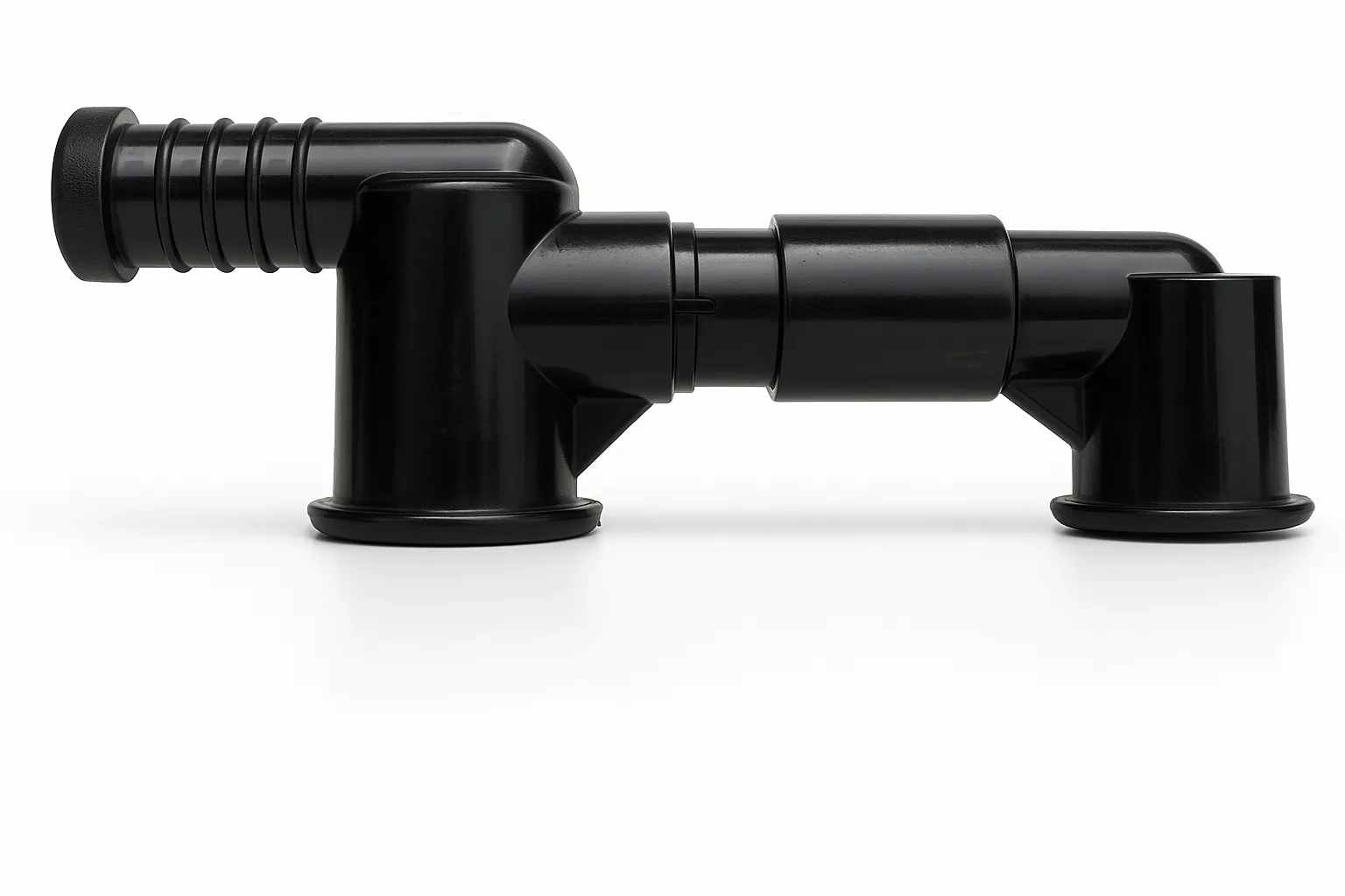 High-strength polymer fitting