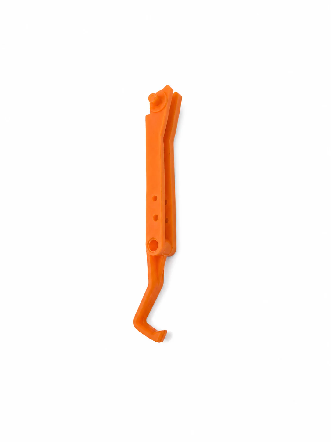 Orange moulded linkage arm with hook end