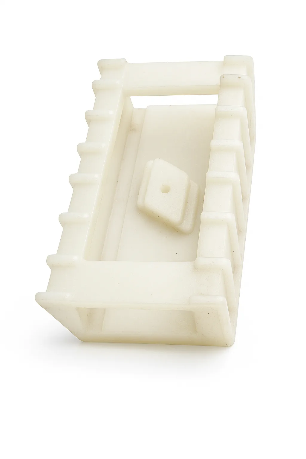 Tall black moulded assembly