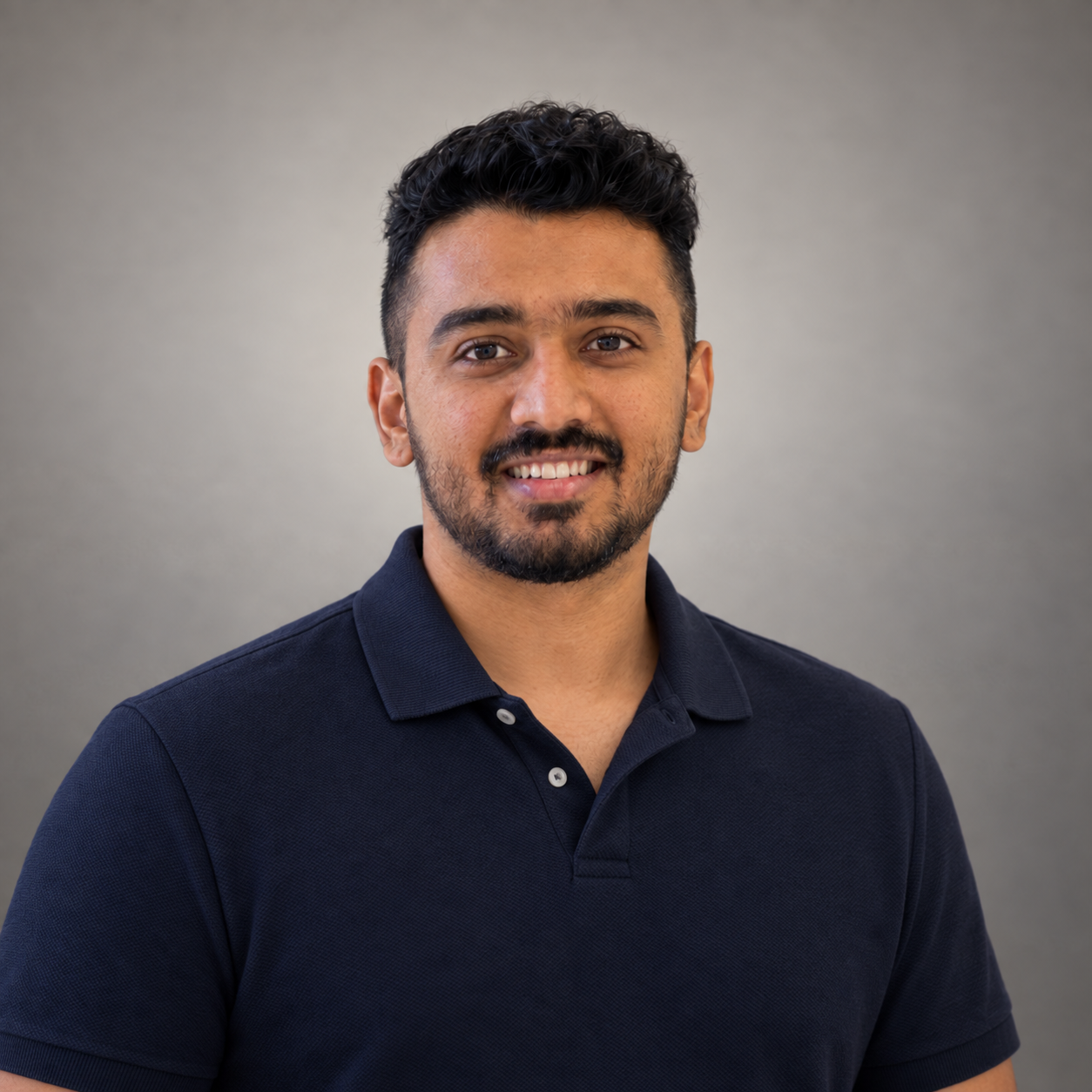 AI-edited headshot of Jinay Shah