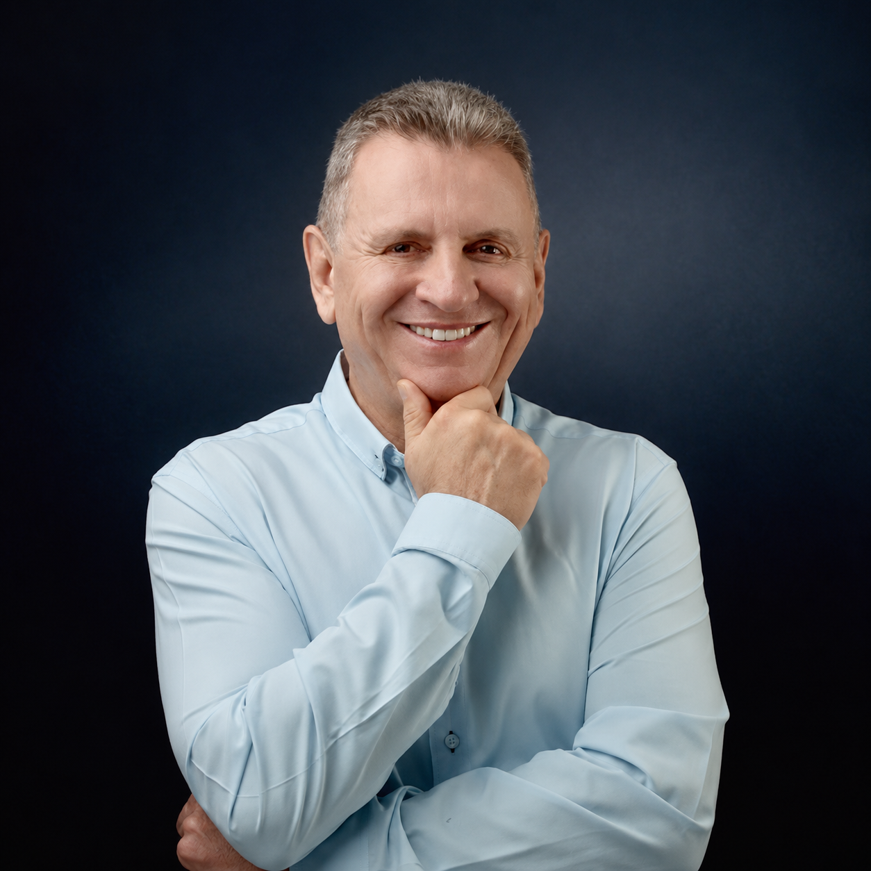 AI-reframed portrait of Renaato Ferreira